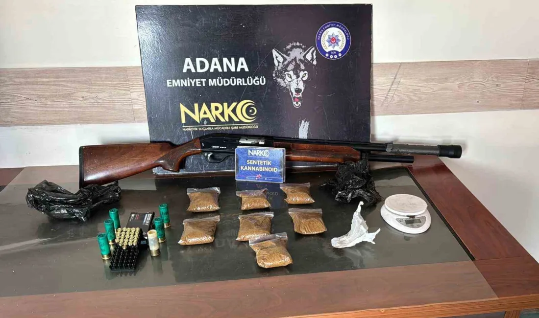 ADANA’DA NARKOTİK POLİSLERİ BİR