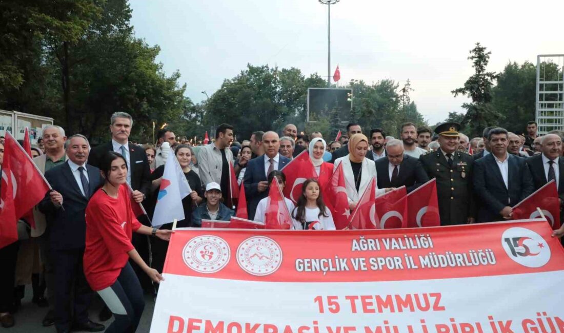 AĞRI’DA 15 TEMMUZ ETKİNLİKLERİYLE