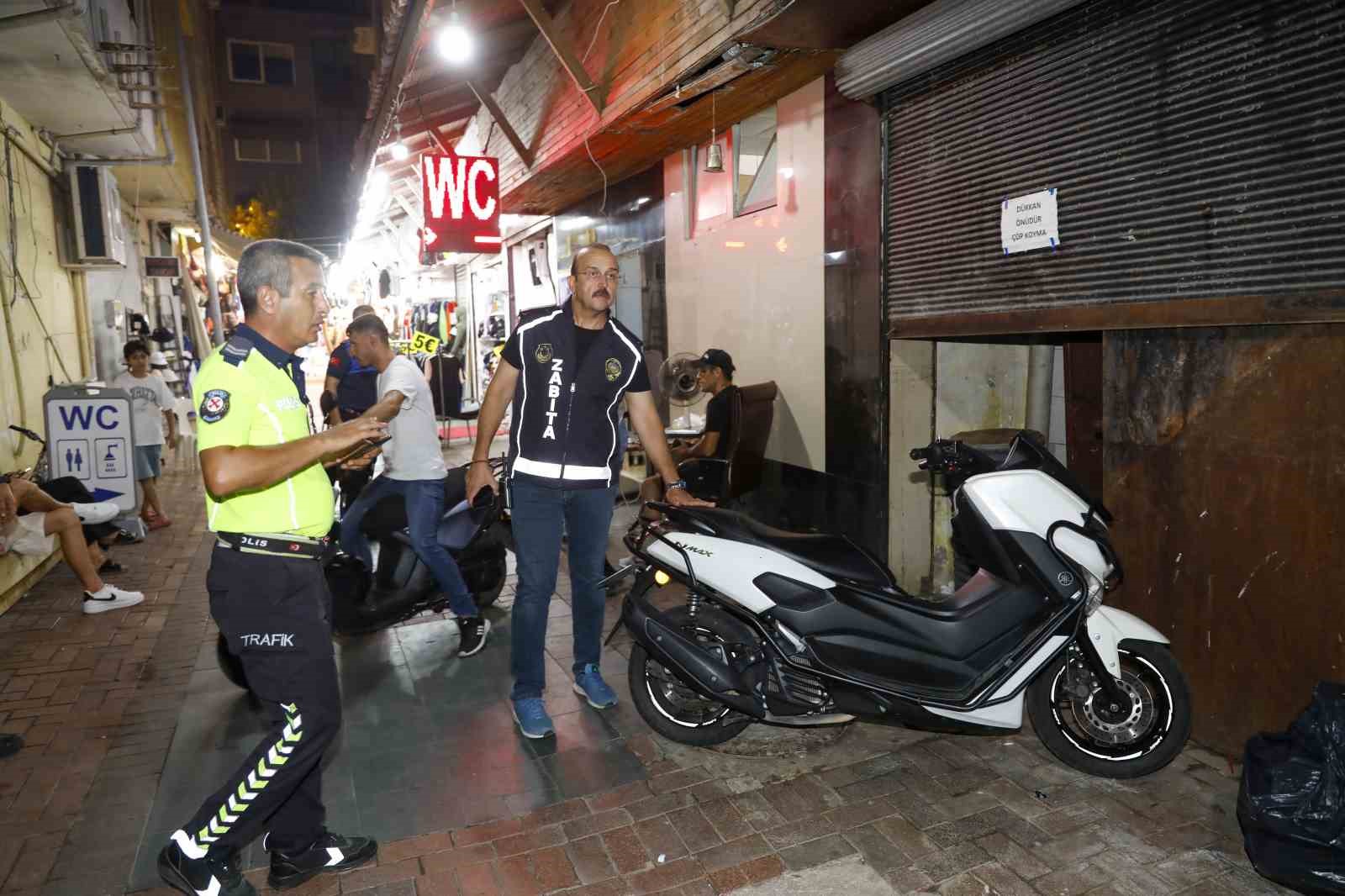 Alanya’da zabıta ve emniyet ekiplerinden ortak denetim