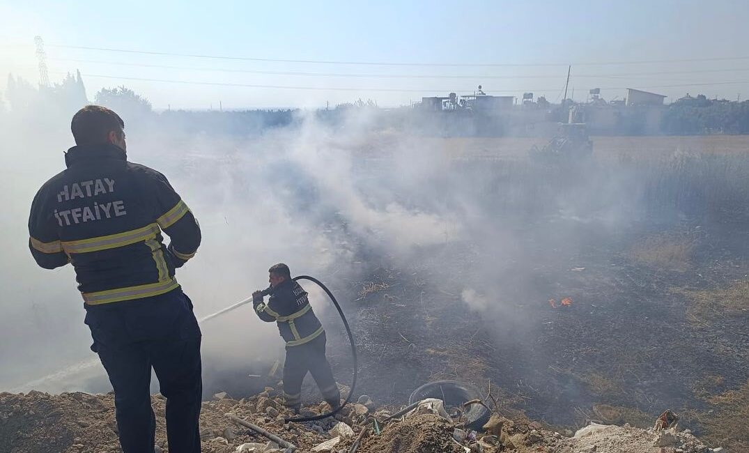 HATAY'DA YAŞANAN BAHÇE YANGINI