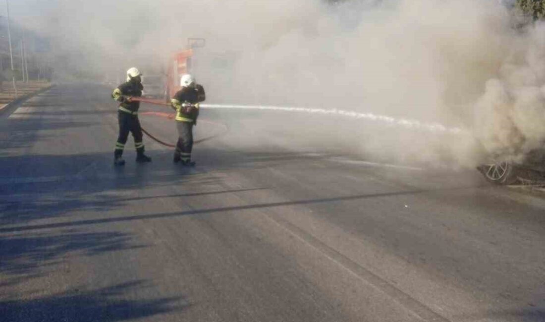 HATAY’DA SEYİR HALİNDEYKEN YANMAYA