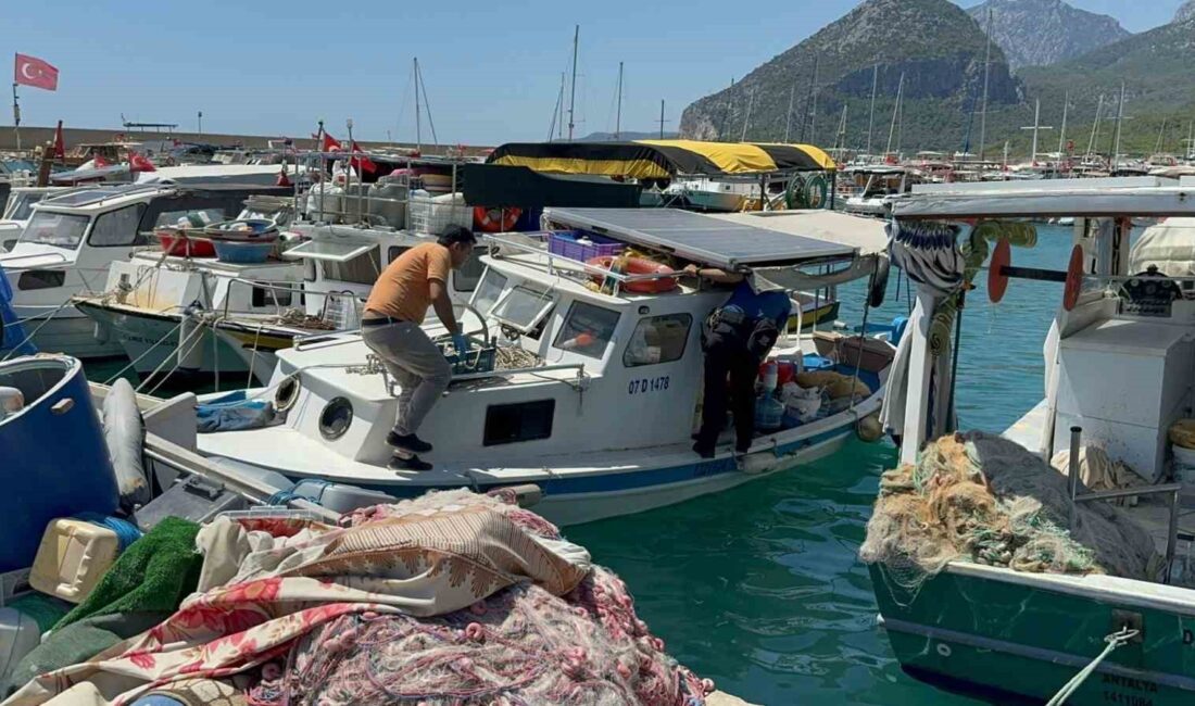 ANTALYA’DA BALIKÇI BARINAĞI’NDA BİR