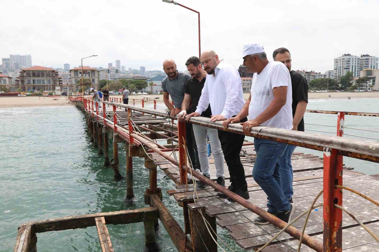 Atakum Halk İskelesi yeniden hizmete açılıyor