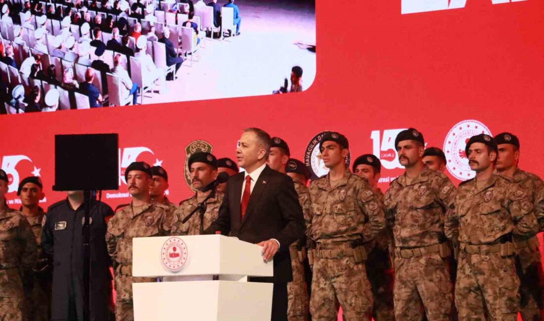 İÇİŞLERİ BAKANI ALİ YERLİKAYA, 15 TEMMUZ DEMOKRASİ VE MİLLİ BİRLİK