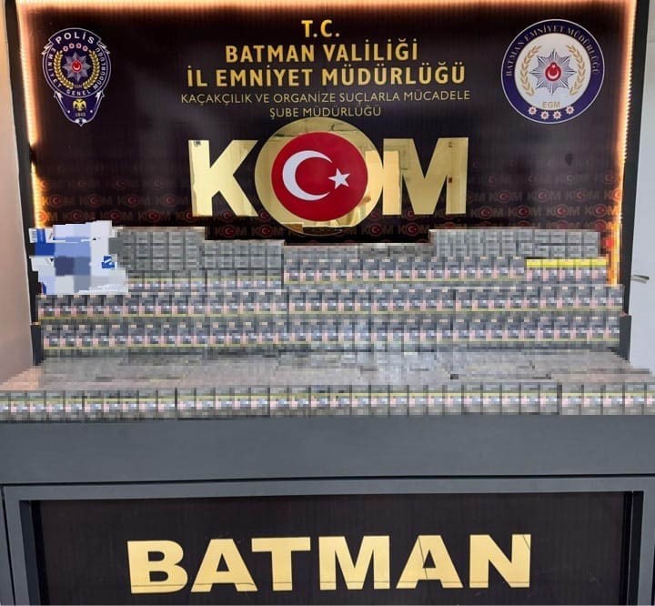 Batman’da kaçak sigara operasyonu: 1 gözaltı