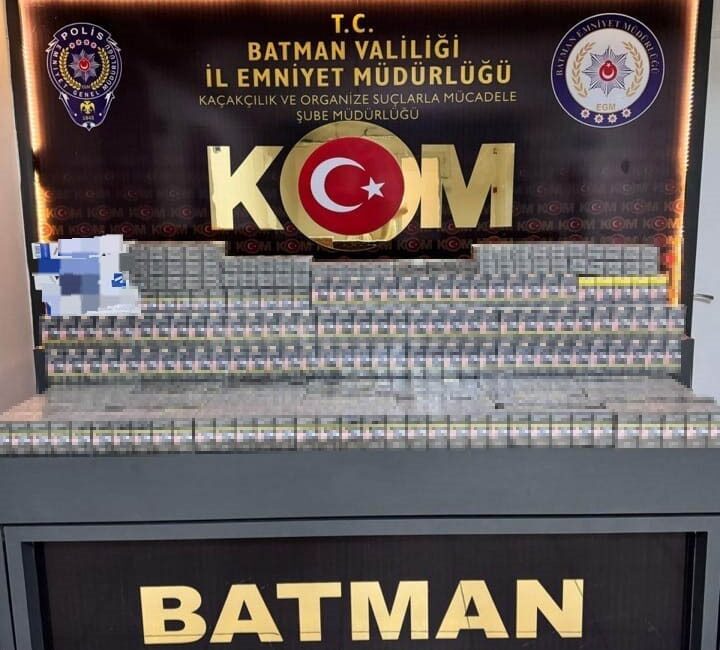 BATMAN’DA DURDURULAN BİR OTOMOBİLDE