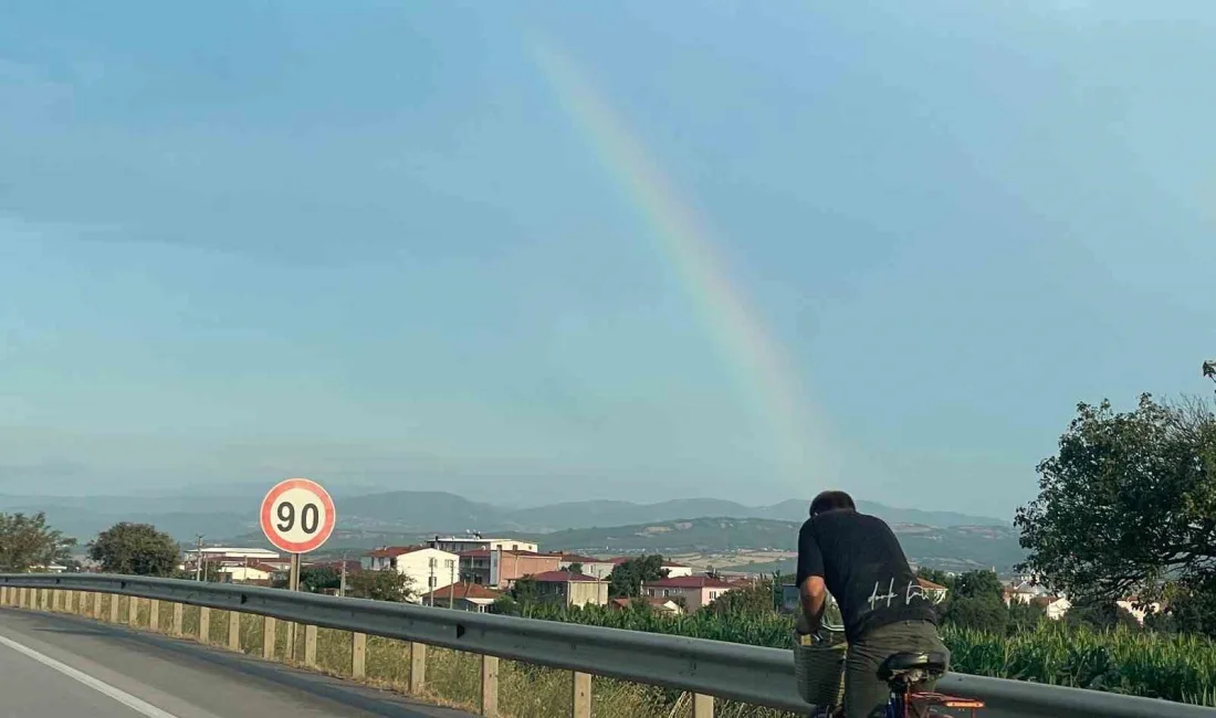 ÇANAKKALE’NİN BİGA İLÇESİNDE YAĞMURUN