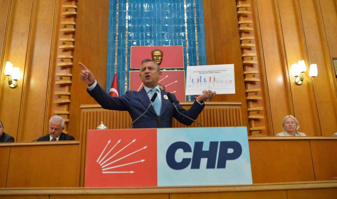 CUMHURİYET HALK PARTİSİ (CHP) GENEL BAŞKANI ÖZGÜR ÖZEL, “AK PARTİ'NİN