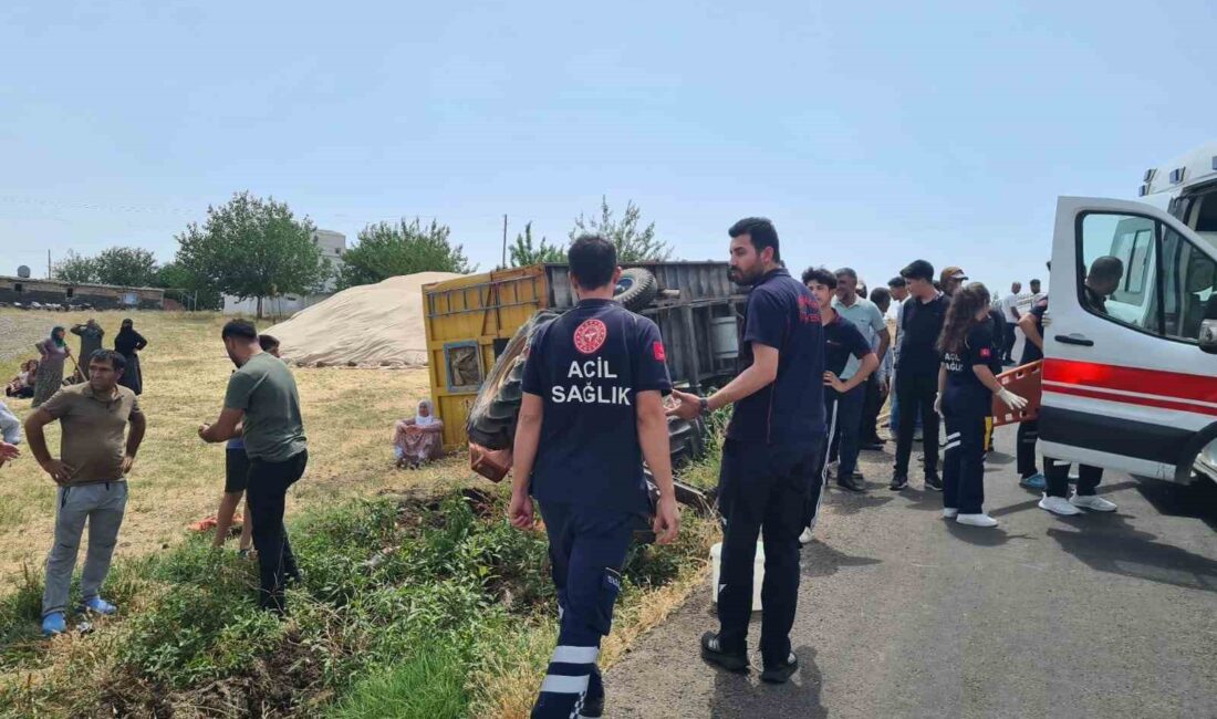 DİYARBAKIR’IN ERGANİ İLÇESİNDE TRAKTÖRÜN