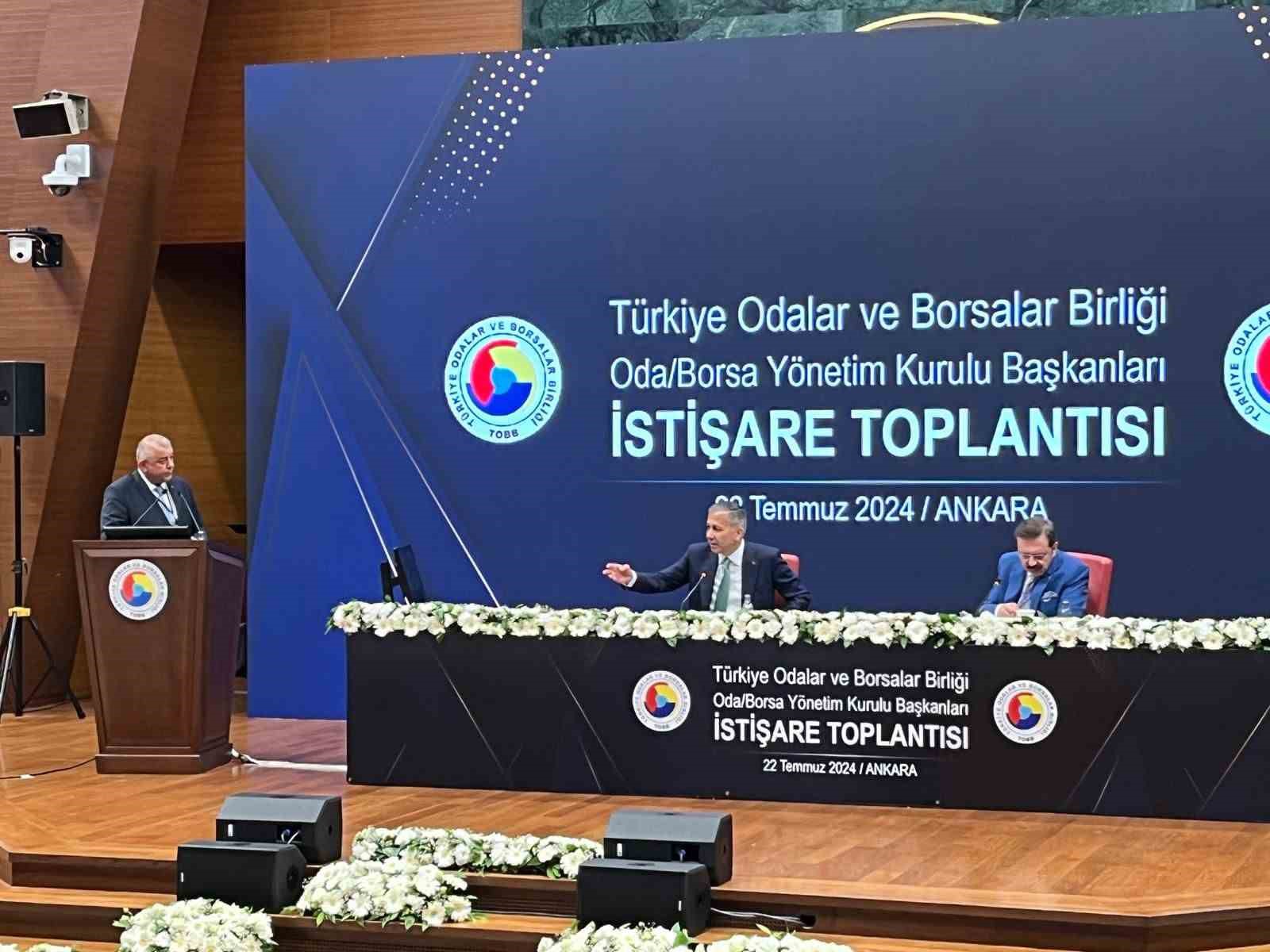 DTSO Başkanı Bıyık, Düzceli iş adamlarının taleplerini Bakan Yerlikaya’ya iletti