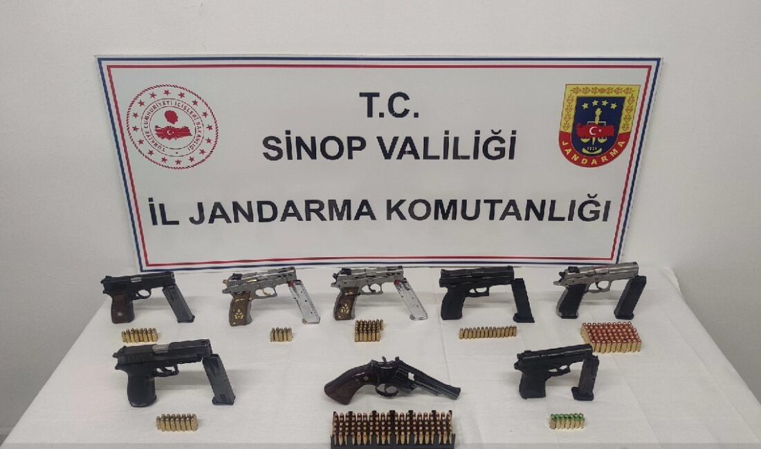 SİNOP’TA JANDARMA TARAFINDAN RUHSATSIZ