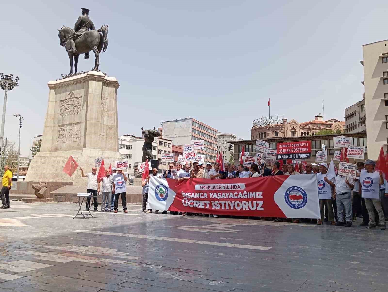 MEMUR SENDİKALARI KONFEDERASYONUNA (MEMUR-SEN) BAĞLI EMEKLİ MEMUR-SEN TARAFINDAN, TÜİK TARAFINDAN