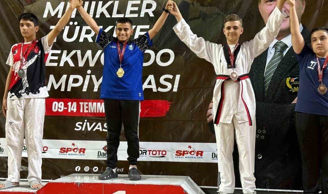 TÜRKİYE MİNİKLER TAEKWONDO ŞAMPİYONASI'NDA,