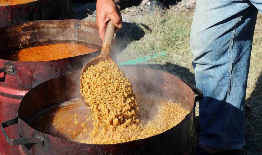 ERZİNCAN’DA BULGUR KAZANLARI KAYNAMAYA