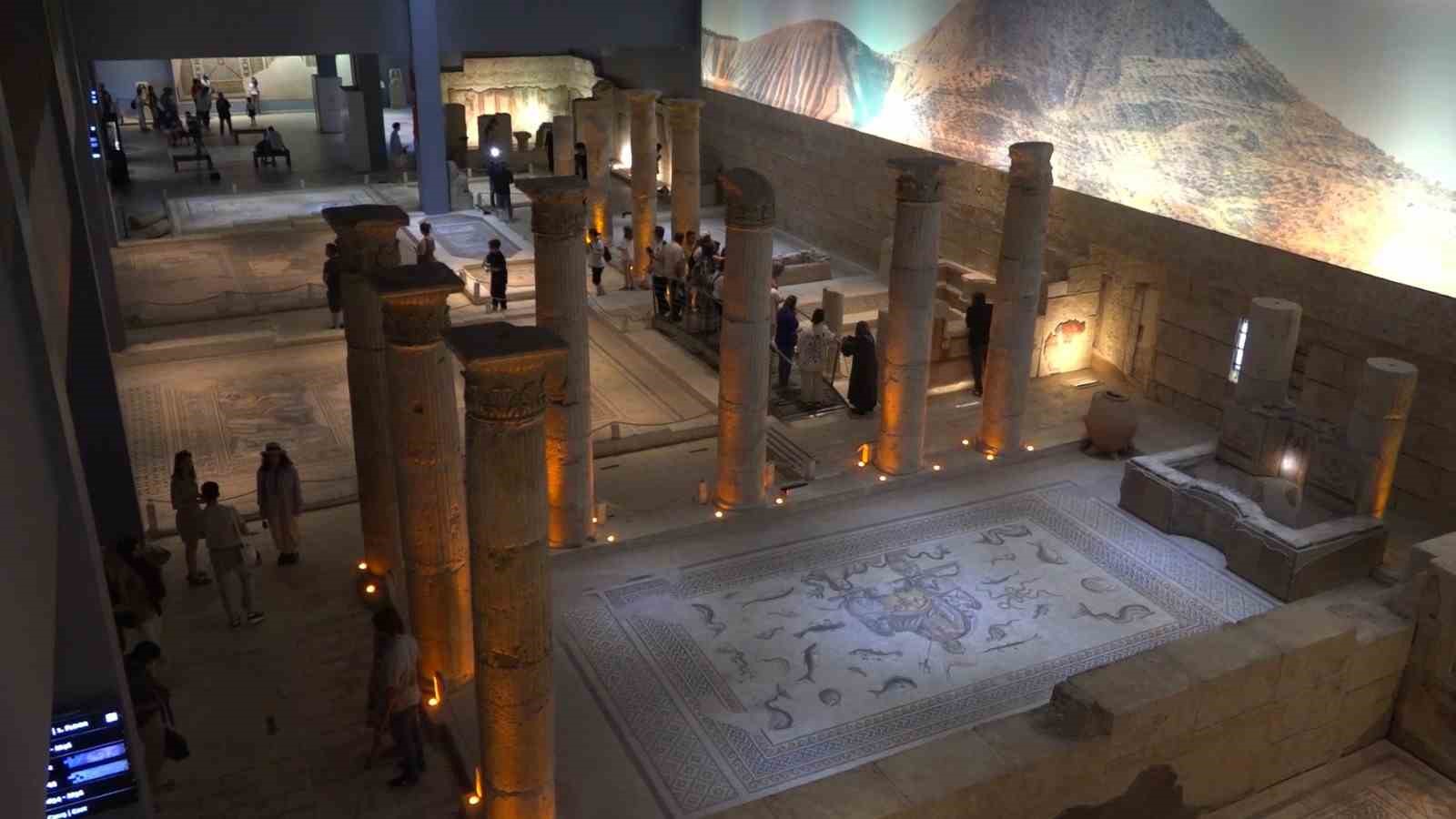 Gaziantep Zeugma Mozaik Müzesi’ne yılık ilk 7 ayında ziyaretçi akını