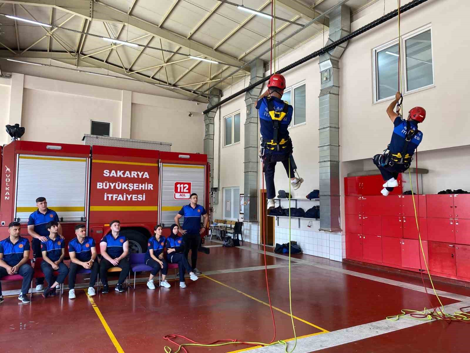 Geleceğin “ateş savaşçıları” Sakarya’da yetişiyor