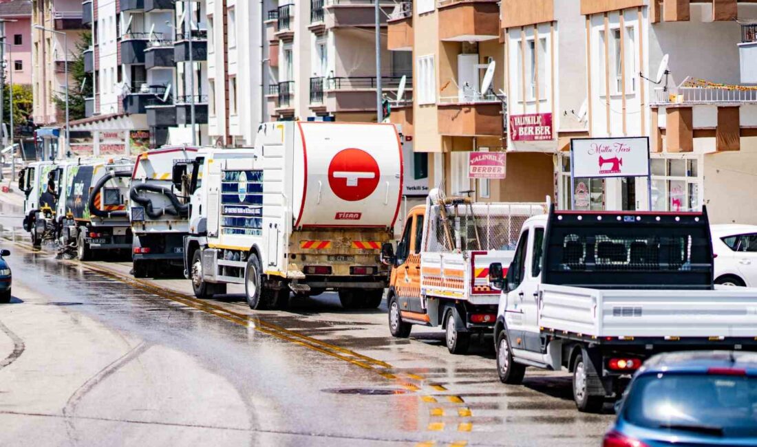 GÖLBAŞI BELEDİYESİ, İLÇE GENELİNDE DAHA TEMİZ BİR GÖLBAŞI İÇİN YOĞUN