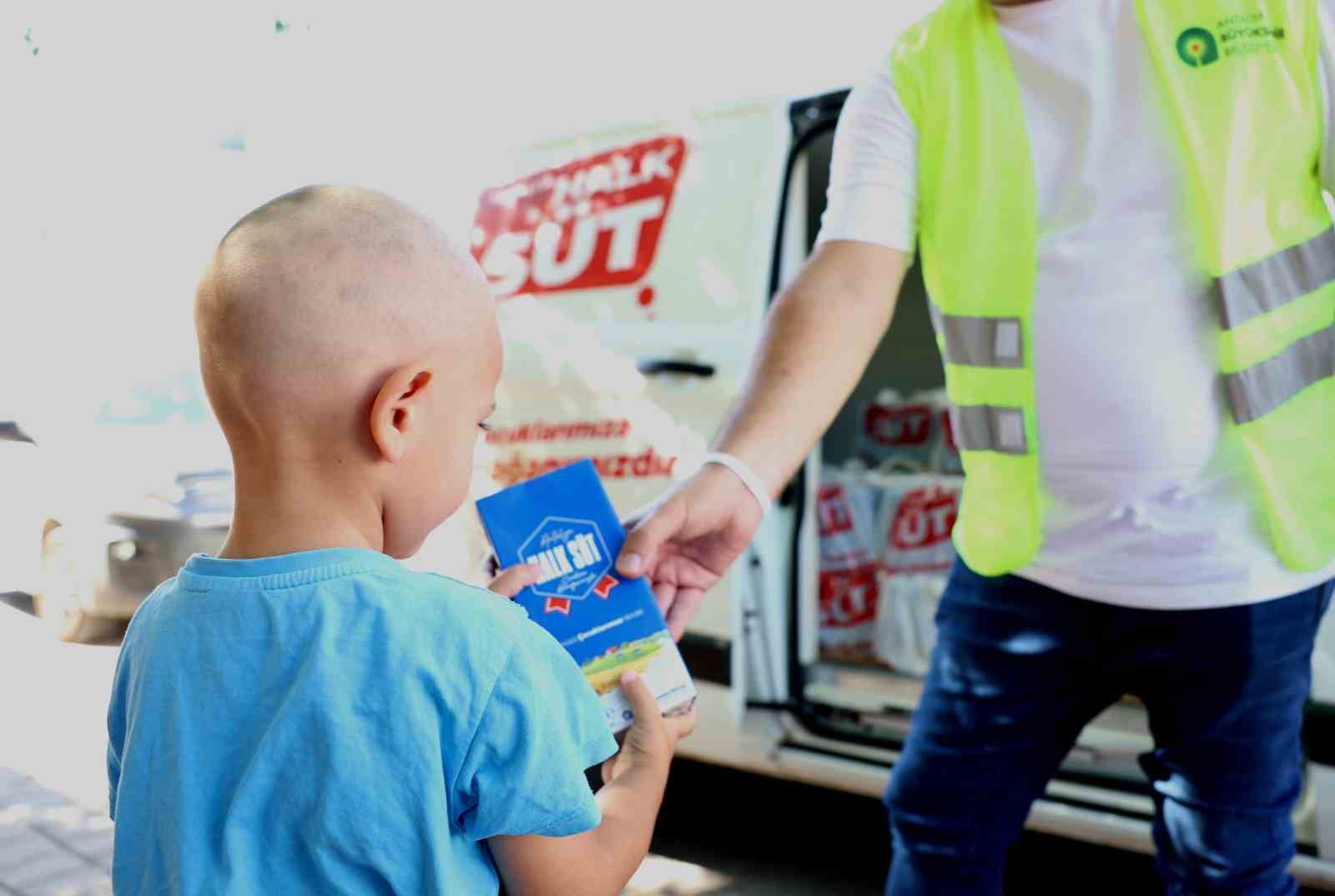 Halk Süt’ten 26 bin 103 çocuk faydalandı