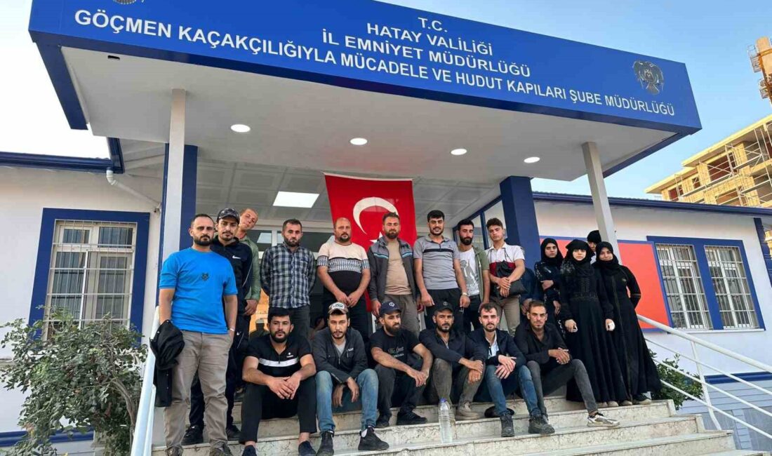 HATAY’DA ÜLKEYE YASA DIŞI