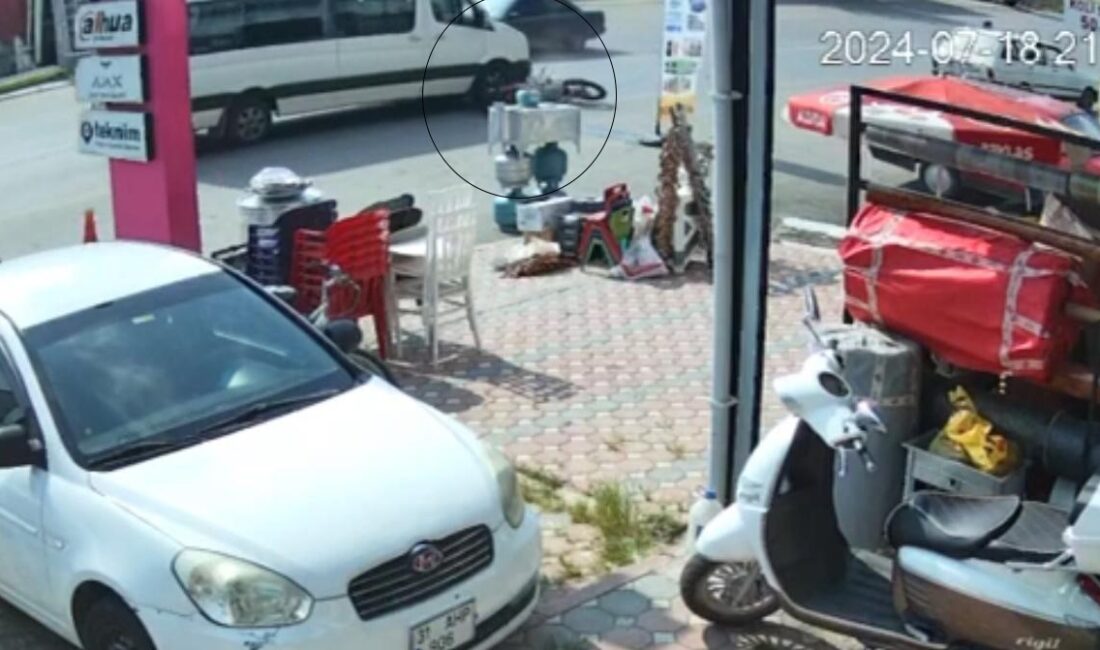 HATAY'IN DÖRTYOL İLÇESİNDE MOTOSİKLET