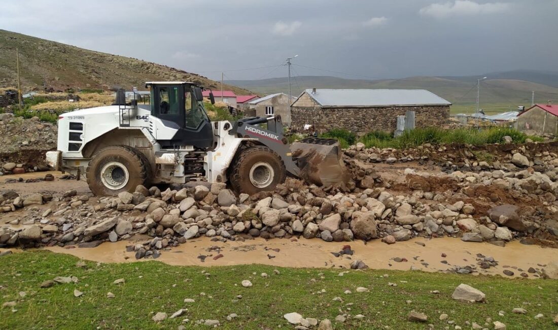 IĞDIR'DA ŞİDDETLİ YAĞMUR SONRASI