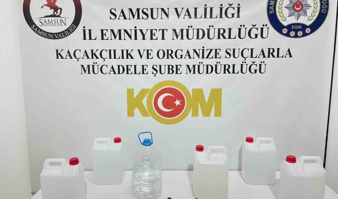 AMSUN'DA İŞYERİNDEN 22 LİTRE