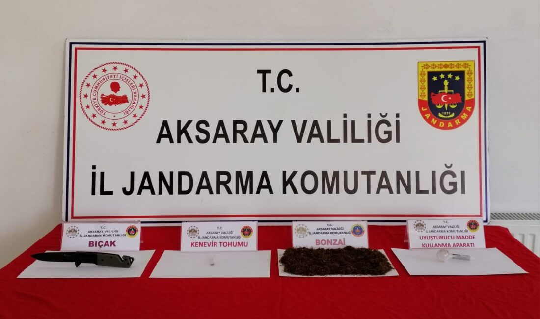 AKSARAY’DA UYUŞTURUCU TACİRİNE YÖNELİK