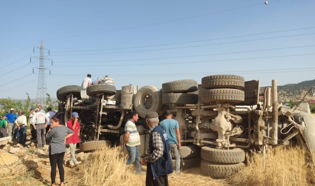 KAHRAMANMARAŞ'TA FRENİ PATLAYAN BETON