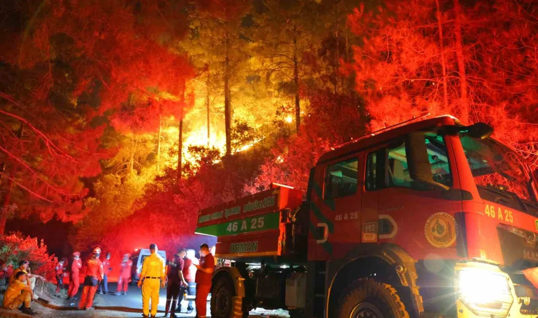 KAHRAMANMARAŞ’TA ÇIKAN ORMAN YANGININA