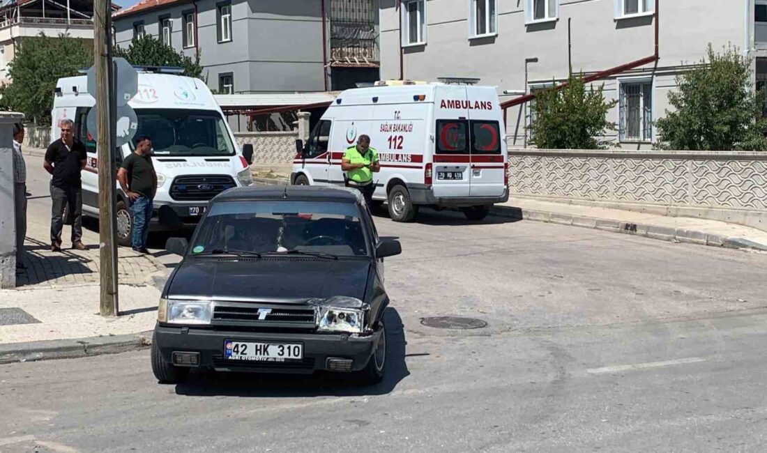 KARAMAN’DA VAKAYA GİDEN AMBULANS