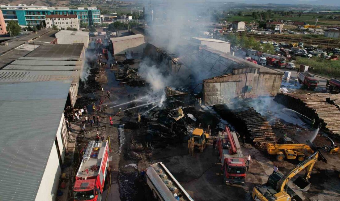 Bursa’nın Yenişehir ilçesinde kereste