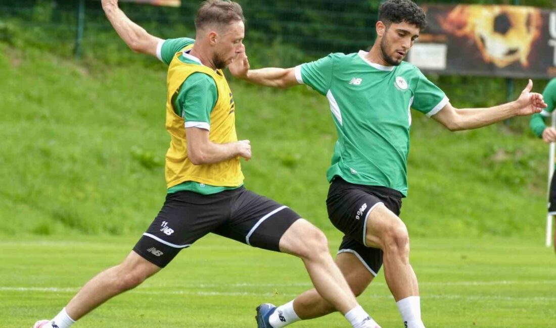 KONYASPOR, BUGÜN YAPTIĞI ANTRENMAN