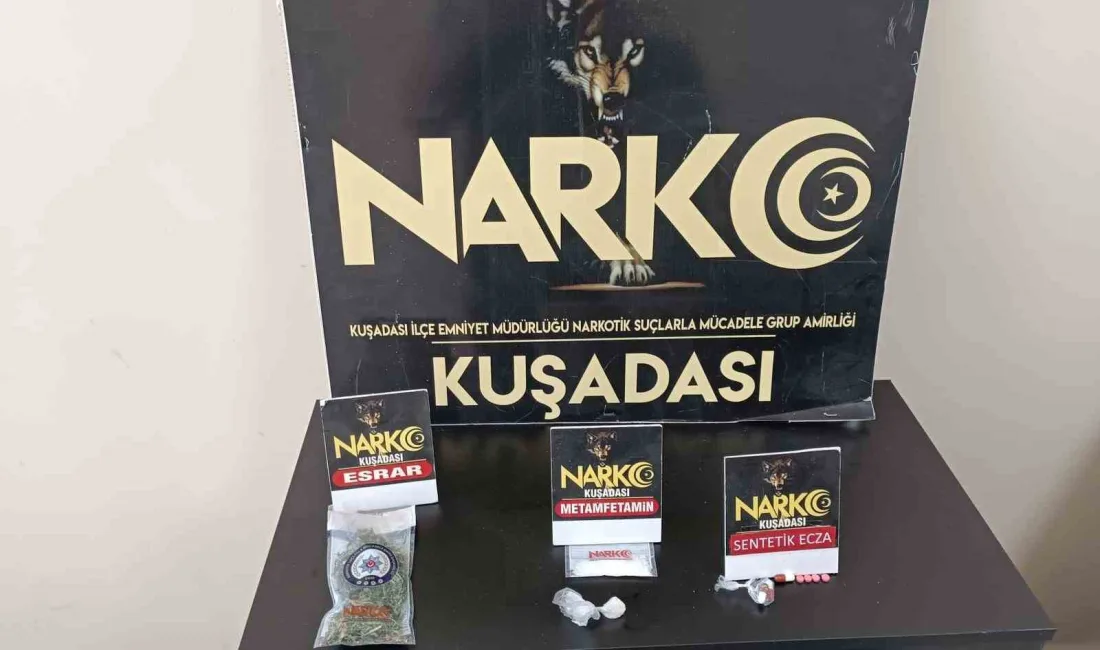 KUŞADASI’NDA UYUŞTURUCU SATICISI YAKALANDI