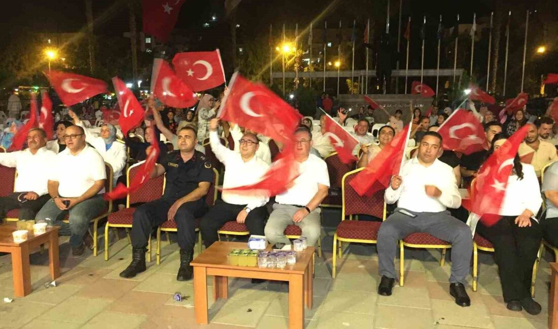 MERSİN ERDEMLİ'DE 15 TEMMUZ