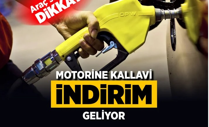 Bu gece Motorin’e indirim geliyor