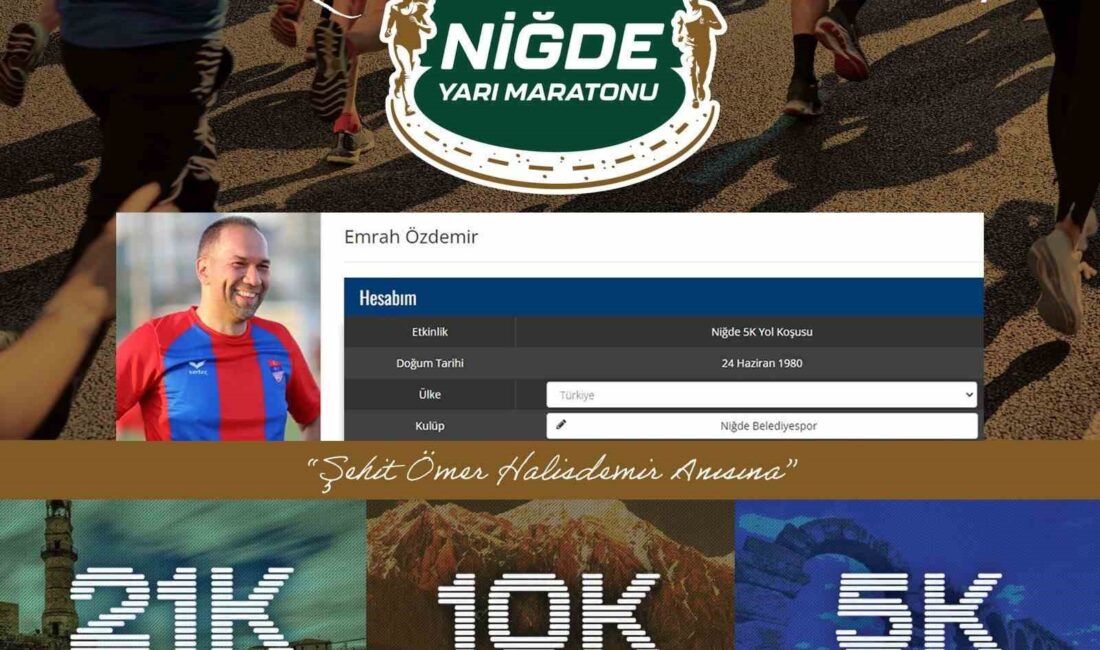 NİĞDE YARI MARATONU İÇİN