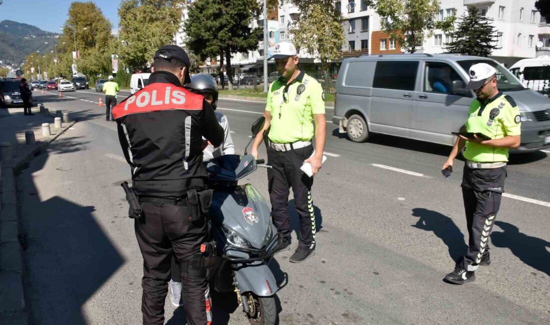 ORDU’DA POLİS EKİPLERİ TARAFINDAN