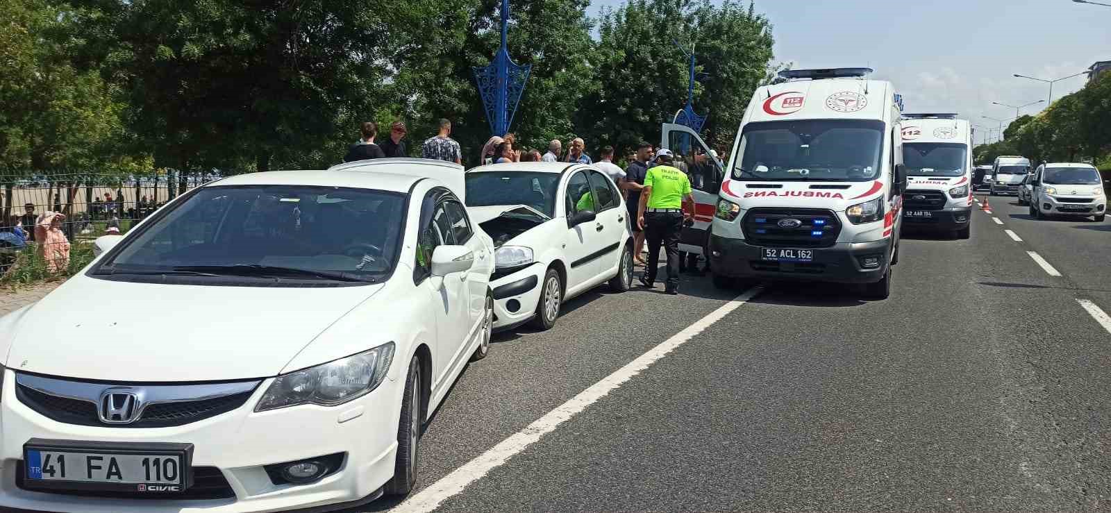 Ordu’da trafik kazası: 7 yaralı