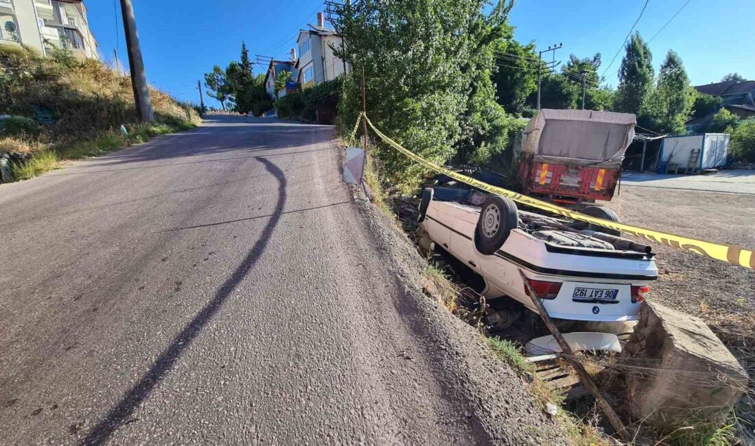 KARABÜK'ÜN SAFRANBOLU İLÇESİNDE OTOMOBİLİN