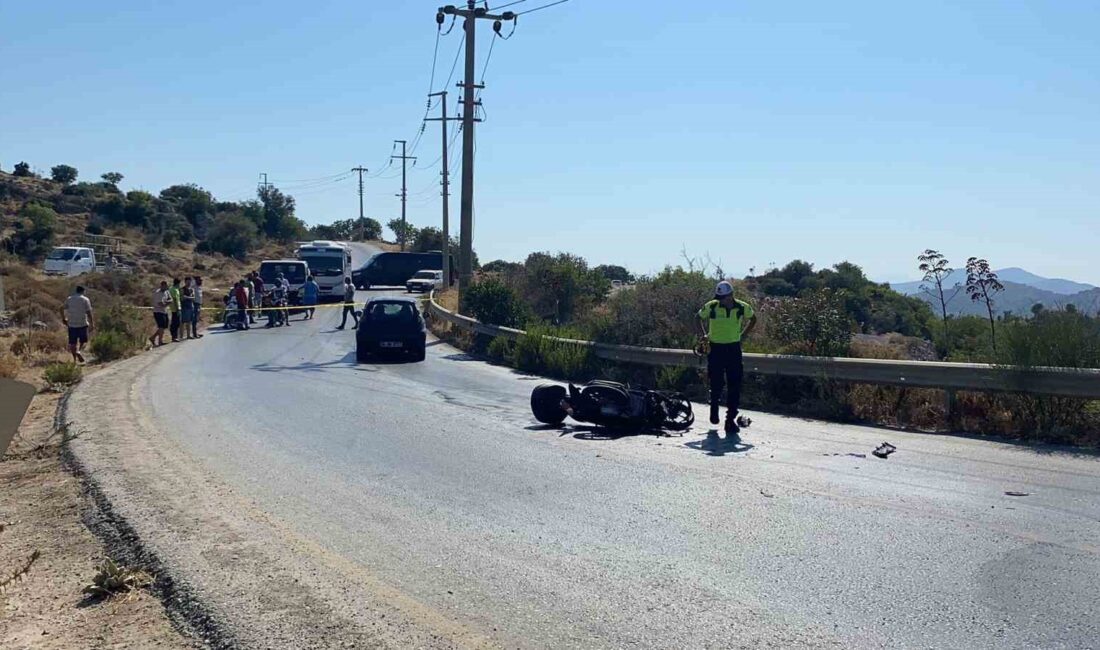 MUĞLA'NIN BODRUM İLÇESİNDE MOTOSİKLETLE