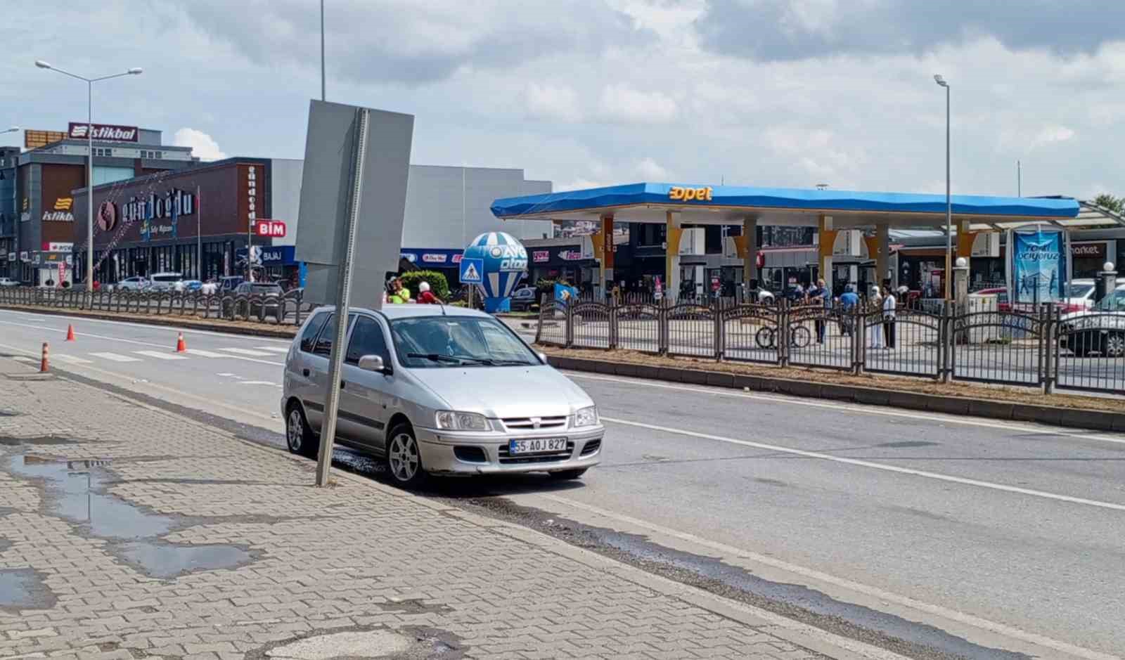 Otomobilin çarptığı bisikletli yaralandı