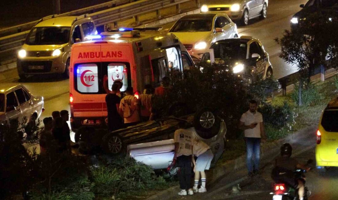 ANTALYA'DA SÜRÜCÜSÜNÜN DİREKSİYON HAKİMİYETİNİ