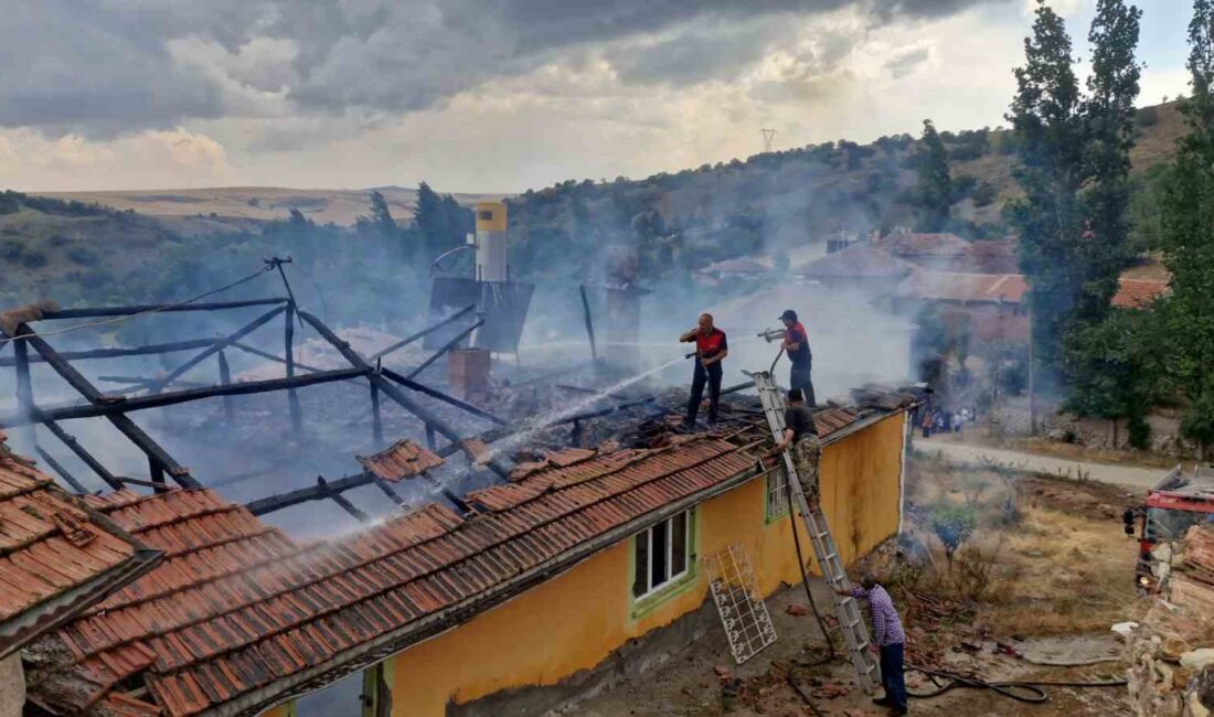 ÇORUM’UN ALACA İLÇESİNDE ÇIKAN