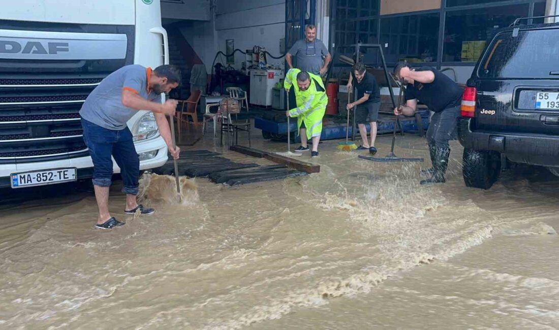 ORDU’DA SAĞANAK YAĞIŞLAR SONRASI