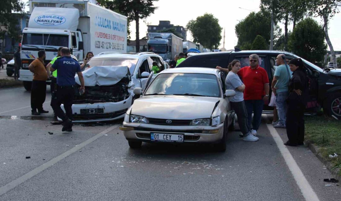 SAMSUN'UN ÇARŞAMBA İLÇESİNDE MEYDANA