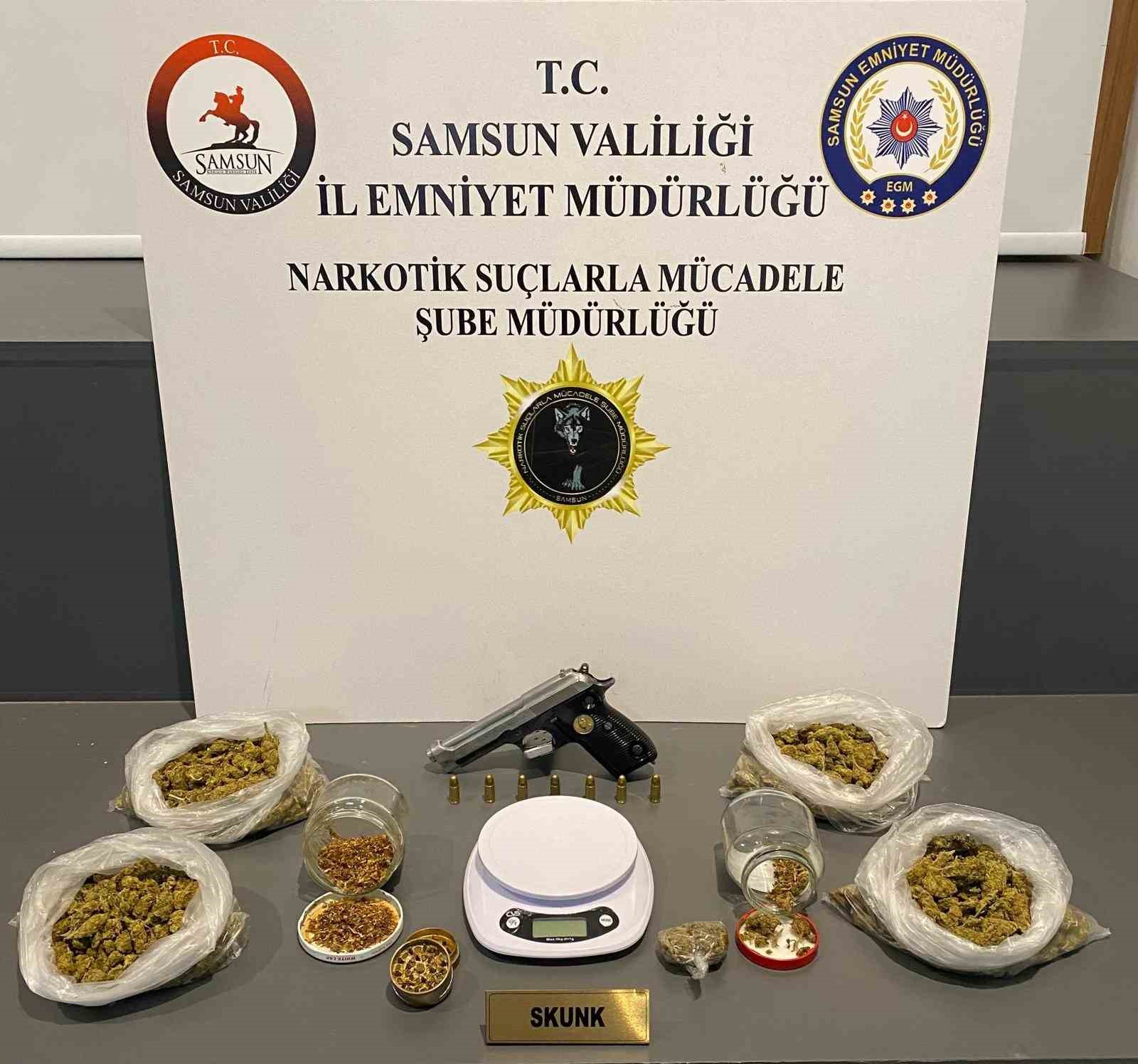 Samsun polisinden uyuşturucu operasyonları