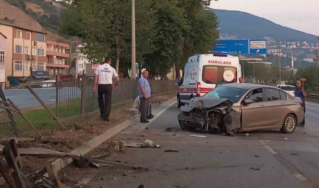 SAMSUN'DA MEYDANA GELEN TRAFİK