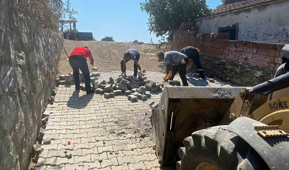 SÖKEDE YOL YAPIM ÇALIŞMALARI