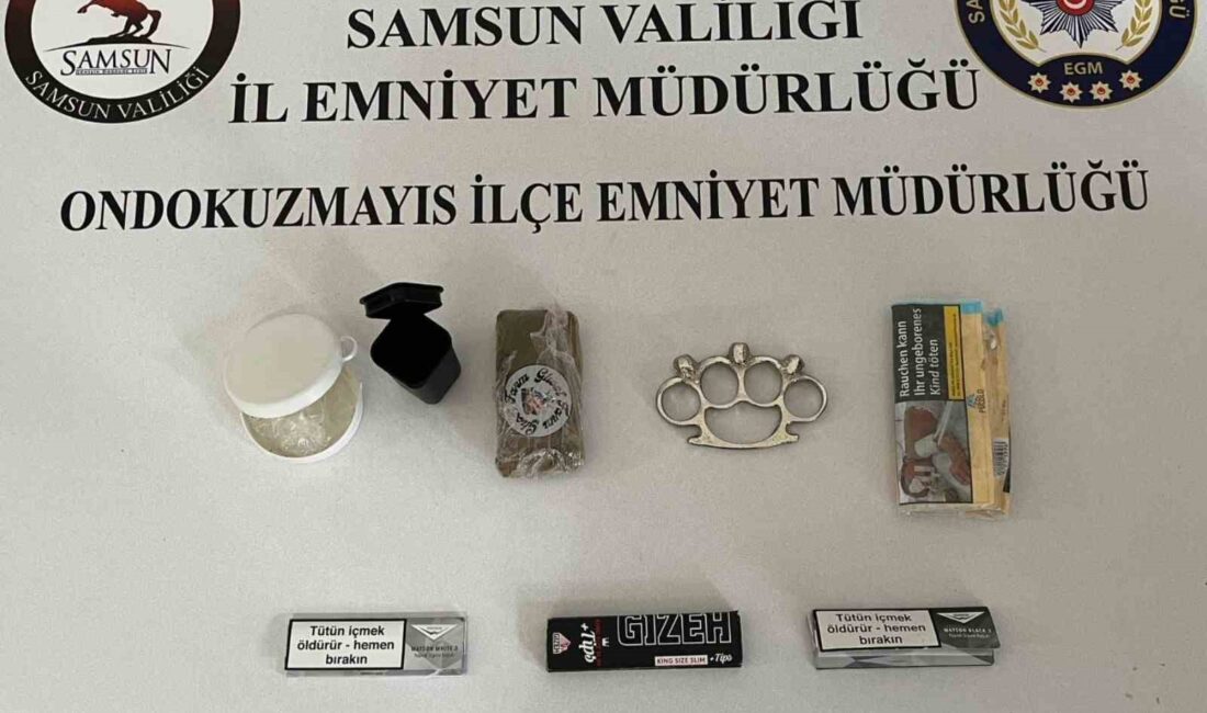 19 MAYIS İLÇESİNDE UYUŞTURUCU