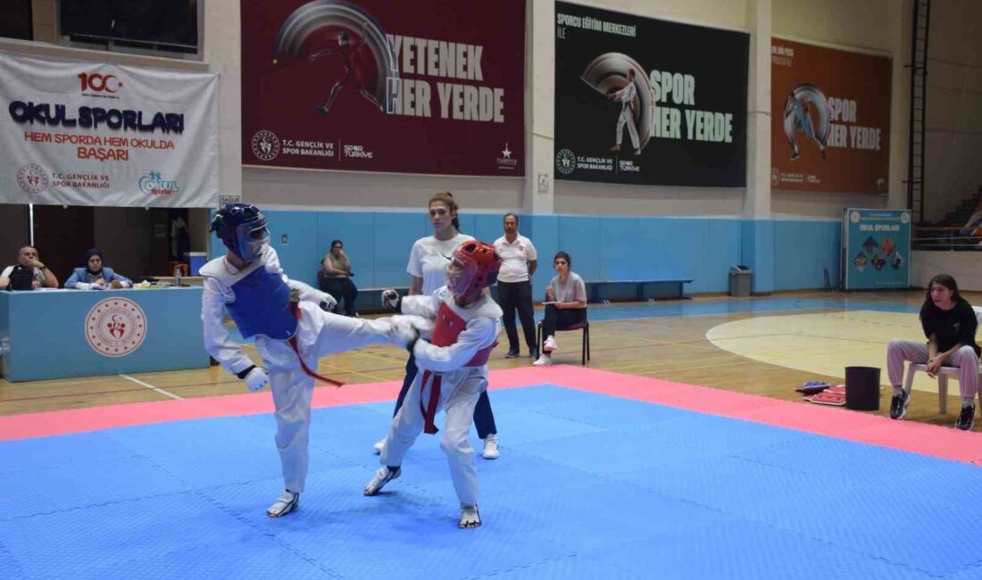 AFYONKARAHİSAR'DA GERÇEKLEŞTİRİLEN TAEKWONDO İL